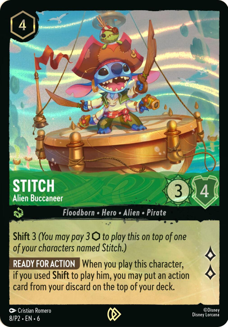 Stitch - Alien Buccaneer (Stitch Collector's Gift Set Promo) (8) [Promo Cards] - Destination Retro