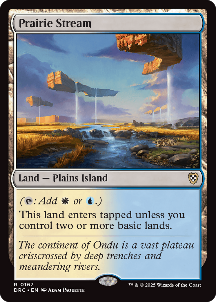 Prairie Stream [Aetherdrift Commander] - Destination Retro