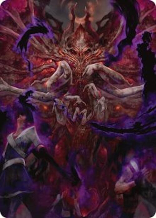 Damnation Art Card [Duskmourn: House of Horror Art Series] - Destination Retro