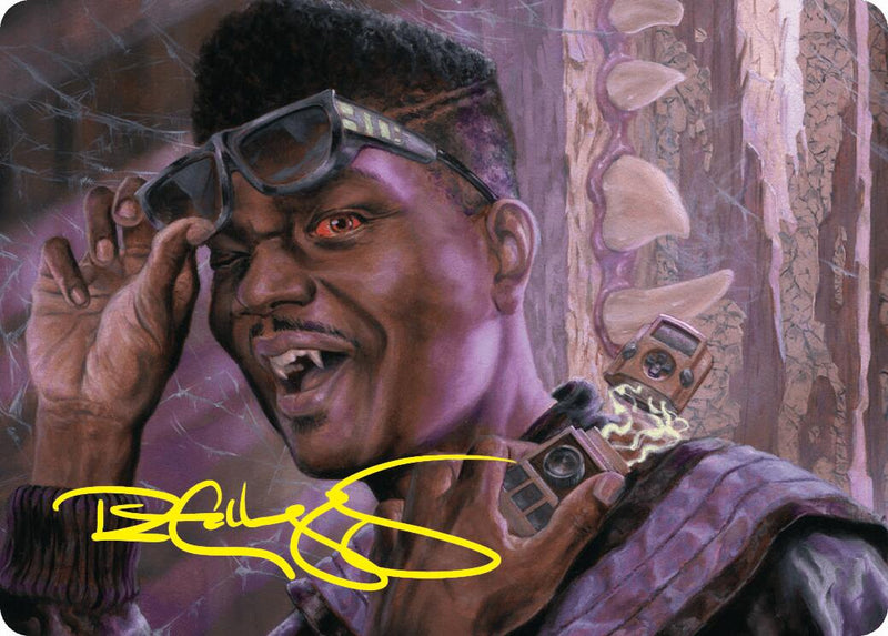 Dashing Bloodsucker Art Card (Gold-Stamped Signature) [Duskmourn: House of Horror Art Series] - Destination Retro