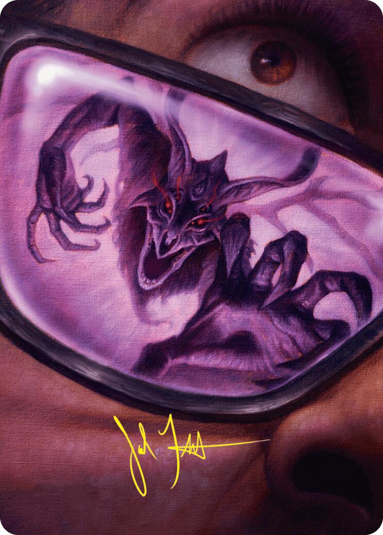 Doomsday Excruciator Art Card (Gold-Stamped Signature) [Duskmourn: House of Horror Art Series] - Destination Retro