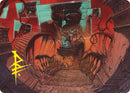 Let's Play a Game Art Card (Gold-Stamped Signature) [Duskmourn: House of Horror Art Series] - Destination Retro