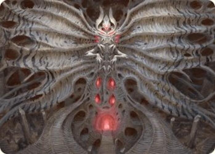 Valgavoth, Terror Eater Art Card [Duskmourn: House of Horror Art Series] - Destination Retro