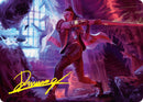 Diversion Specialist Art Card (Gold-Stamped Signature) [Duskmourn: House of Horror Art Series] - Destination Retro