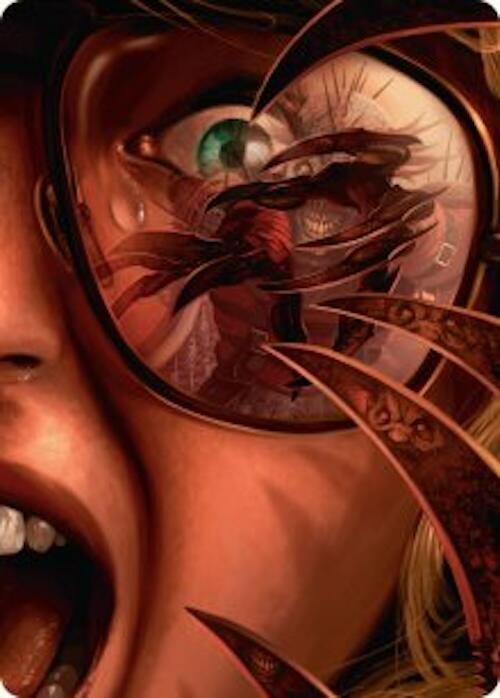 Razorkin Needlehead Art Card [Duskmourn: House of Horror Art Series] - Destination Retro