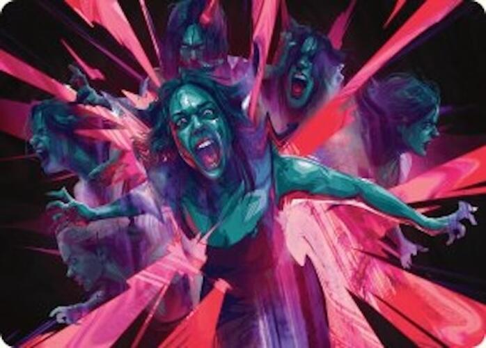 Waltz of Rage Art Card [Duskmourn: House of Horror Art Series] - Destination Retro