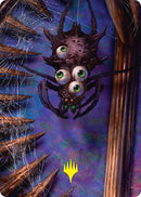 Spider Art Card (Gold-Stamped Planeswalker Symbol) [Duskmourn: House of Horror Art Series] - Destination Retro