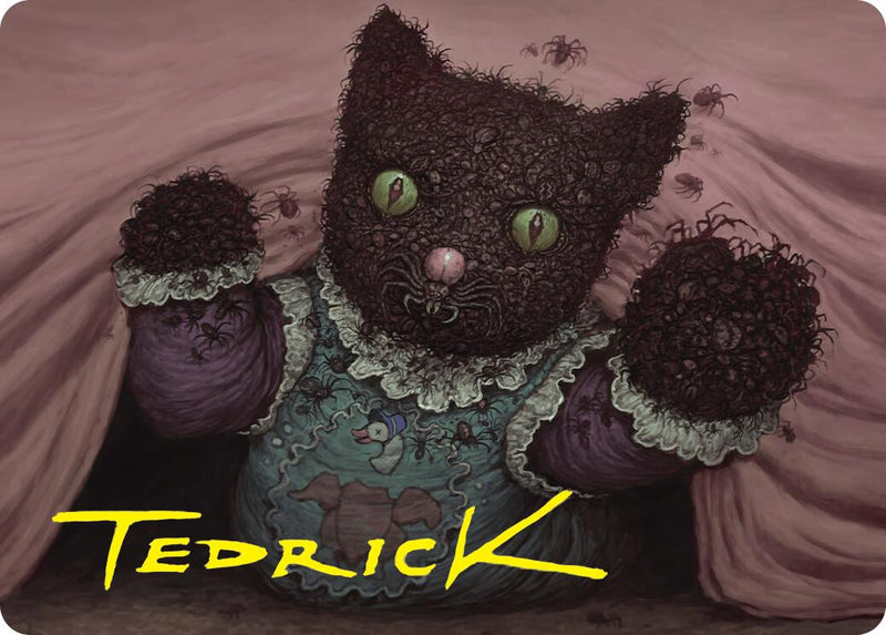 Twitching Doll Art Card (Gold-Stamped Signature) [Duskmourn: House of Horror Art Series] - Destination Retro