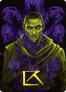 Kaito, Bane of Nightmares Art Card (Gold-Stamped Signature) [Duskmourn: House of Horror Art Series] - Destination Retro
