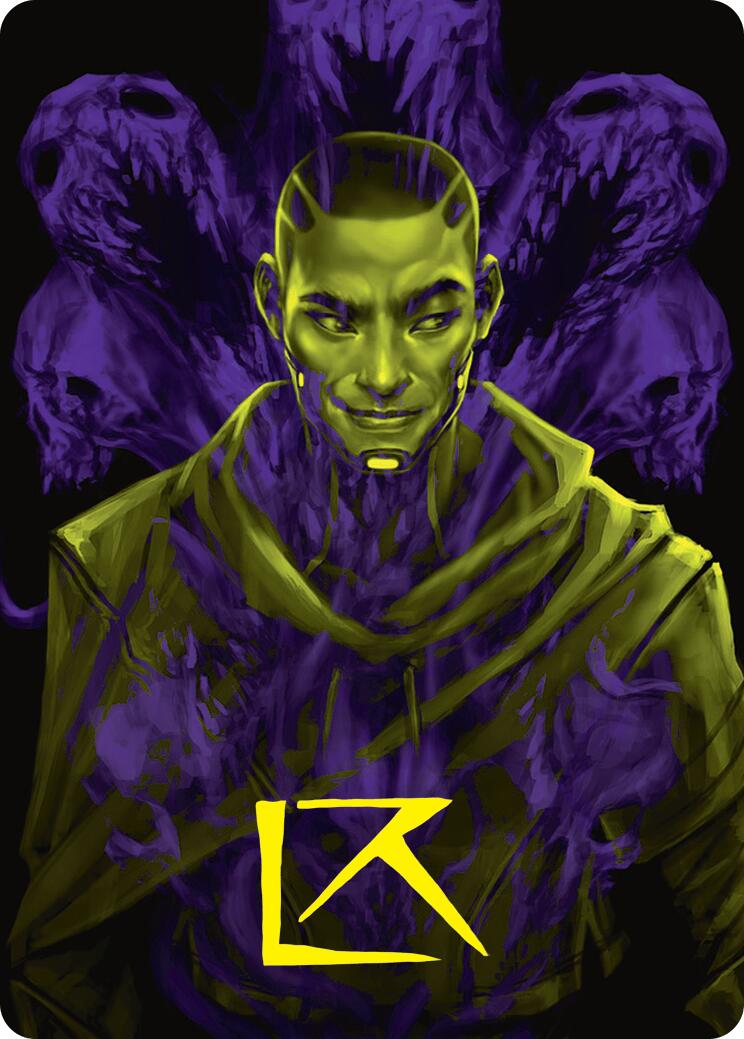 Kaito, Bane of Nightmares Art Card (Gold-Stamped Signature) [Duskmourn: House of Horror Art Series] - Destination Retro