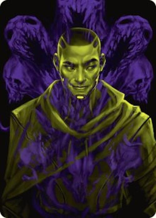 Kaito, Bane of Nightmares Art Card [Duskmourn: House of Horror Art Series] - Destination Retro