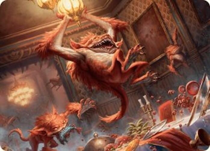 Midnight Mayhem Art Card [Duskmourn: House of Horror Art Series] - Destination Retro