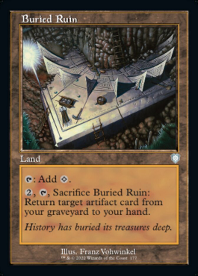 Buried Ruin (Retro) [The Brothers' War Commander] - Destination Retro