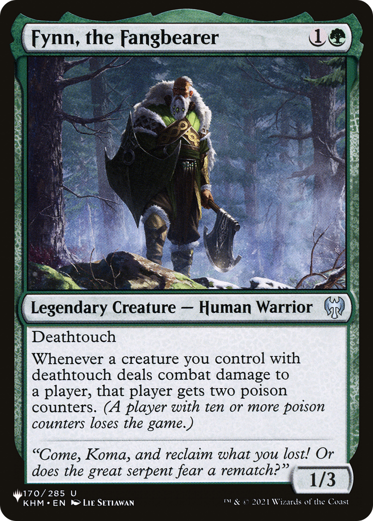 Fynn, the Fangbearer [The List] - Destination Retro