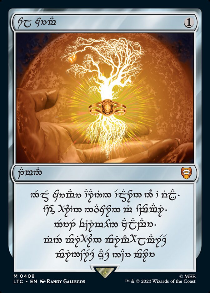 Sol Ring (408) (Elven) [The Lord of the Rings: Tales of Middle-Earth Commander] - Destination Retro