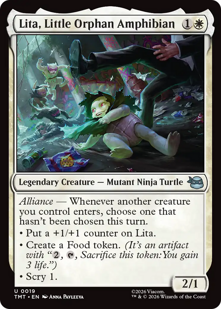 Lita, Little Orphan Amphibian [Teenage Mutant Ninja Turtles] - Destination Retro