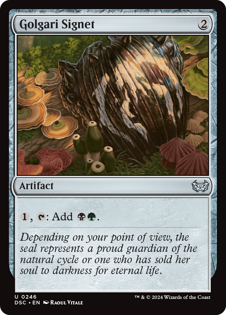Golgari Signet [Duskmourn: House of Horror Commander] - Destination Retro