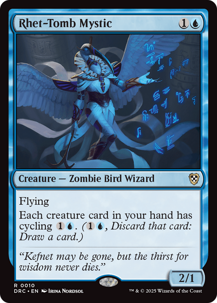 Rhet-Tomb Mystic [Aetherdrift Commander] - Destination Retro