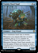 Twenty-Toed Toad [The List] - Destination Retro