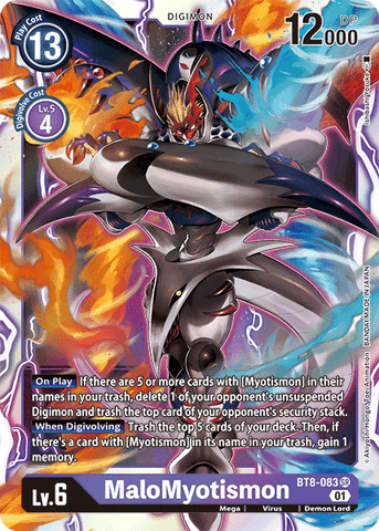 MaloMyotismon [BT8-083] [New Awakening] - Destination Retro
