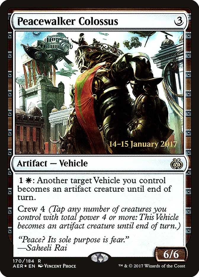 Peacewalker Colossus [Aether Revolt Prerelease Promos] - Destination Retro