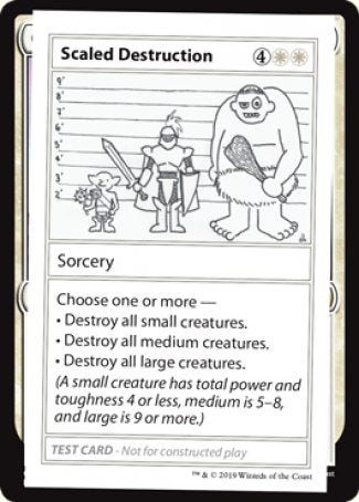 Scaled Destruction (2021 Edition) [Mystery Booster Playtest Cards] - Destination Retro