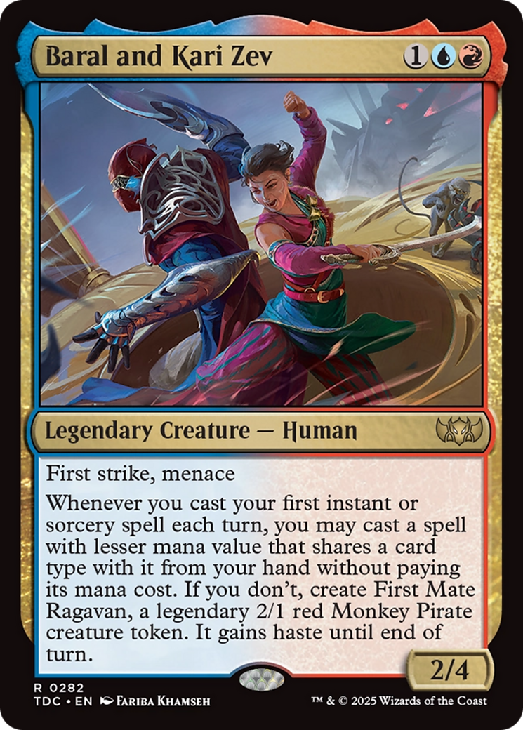 Baral and Kari Zev [Tarkir: Dragonstorm Commander] - Destination Retro