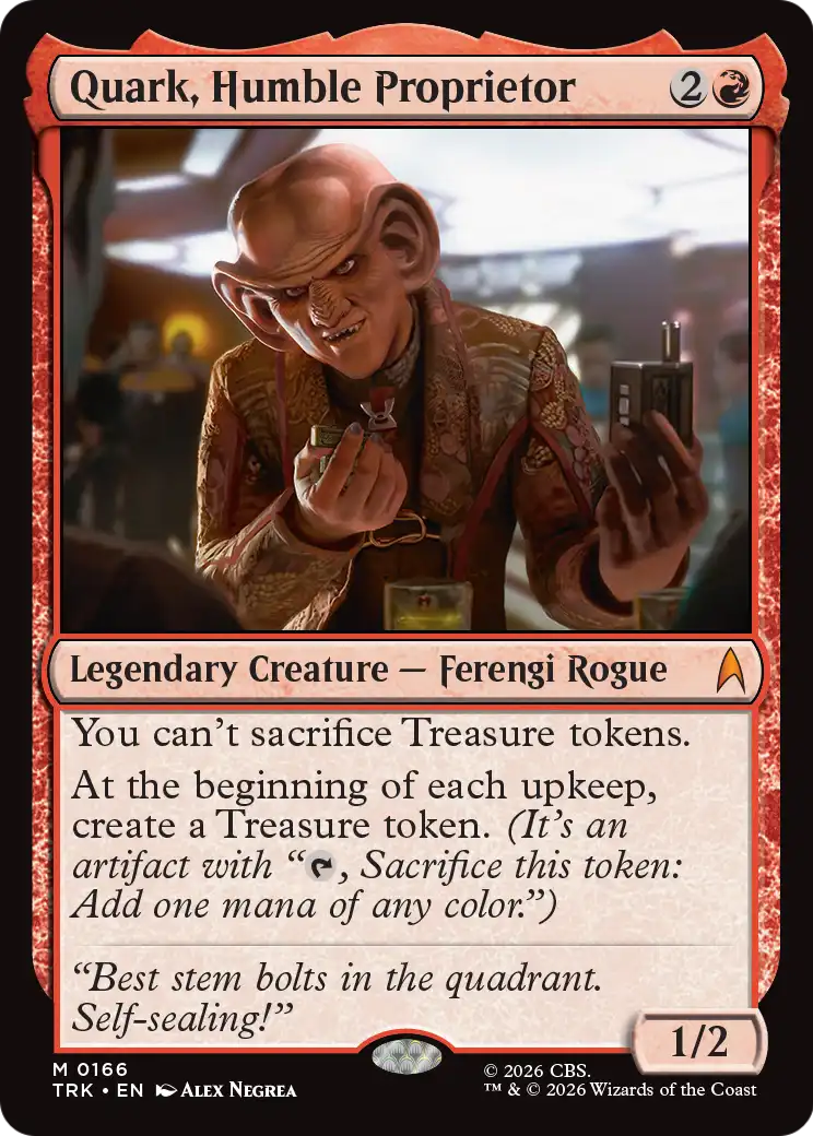 Quark, Humble Proprietor [Star Trek] - Destination Retro