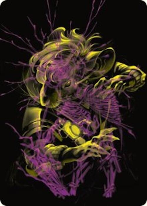Nashi, Searcher in the Dark Art Card (43/54) [Duskmourn: House of Horror Art Series] - Destination Retro