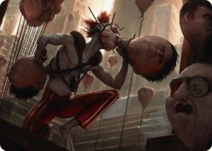 The Jolly Balloon Man Art Card [Duskmourn: House of Horror Art Series] - Destination Retro