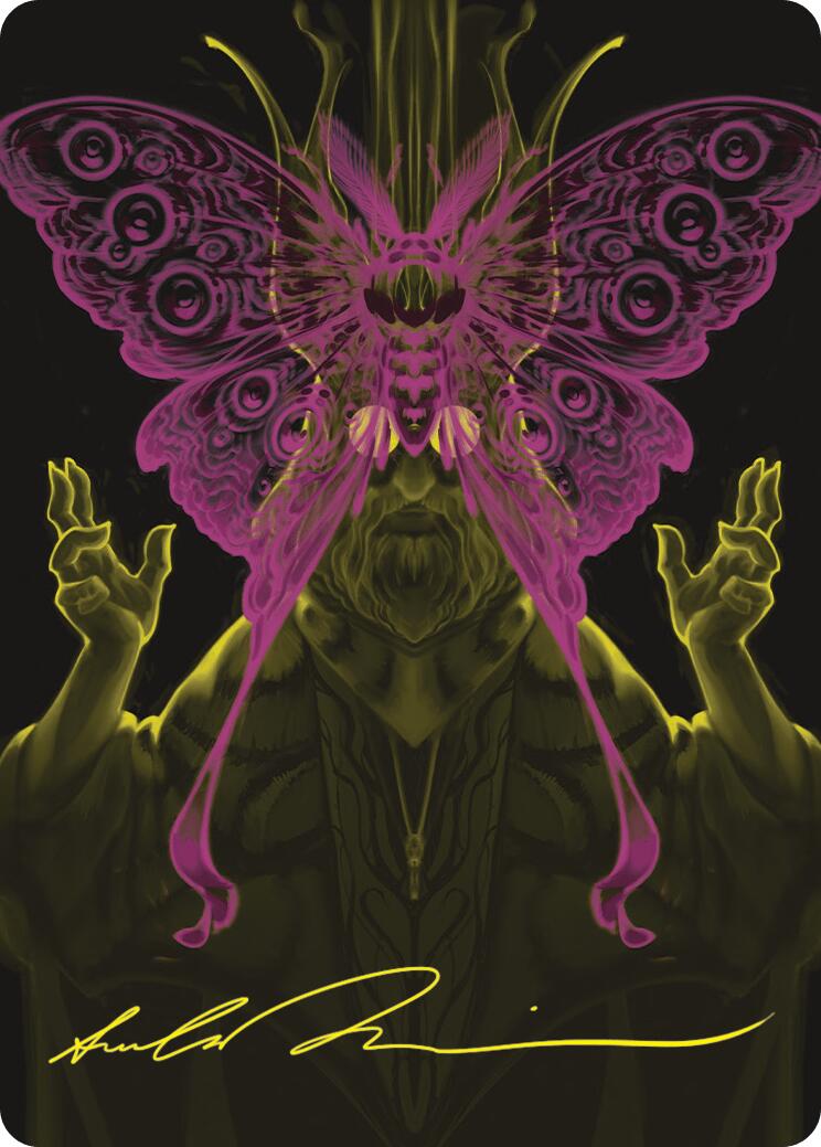 Victor, Valgavoth's Seneschal Art Card (44/54) (Gold-Stamped Signature) [Duskmourn: House of Horror Art Series] - Destination Retro