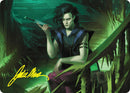 Winter, Misanthropic Guide Art Card (Gold-Stamped Signature) [Duskmourn: House of Horror Art Series] - Destination Retro