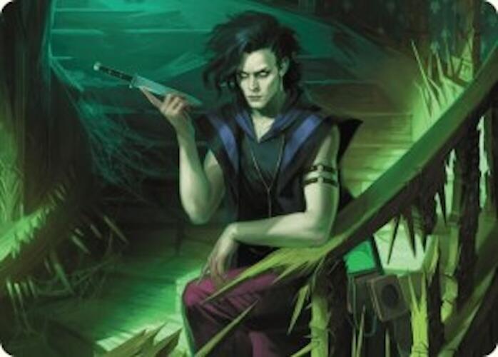 Winter, Misanthropic Guide Art Card [Duskmourn: House of Horror Art Series] - Destination Retro