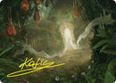 Hushwood Verge Art Card (Gold-Stamped Signature) [Duskmourn: House of Horror Art Series] - Destination Retro