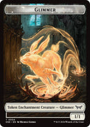 Glimmer // Scarecrow Double-Sided Token [Duskmourn: House of Horror Commander Tokens] - Destination Retro