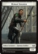 Human Soldier // Scarecrow Double-Sided Token [Duskmourn: House of Horror Commander Tokens] - Destination Retro