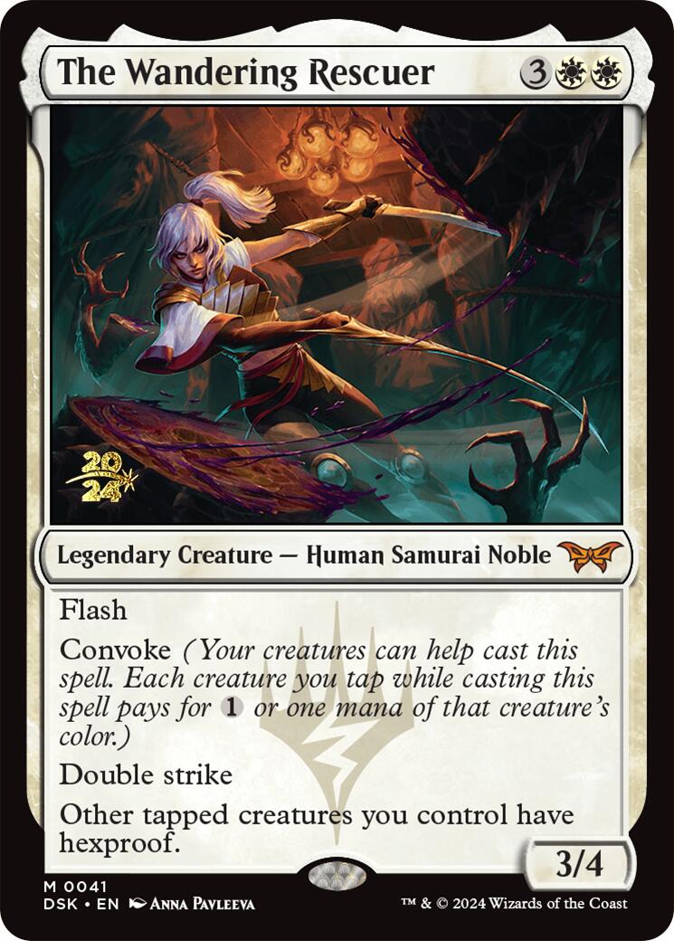The Wandering Rescuer [Duskmourn: House of Horror Prerelease Promos] - Destination Retro