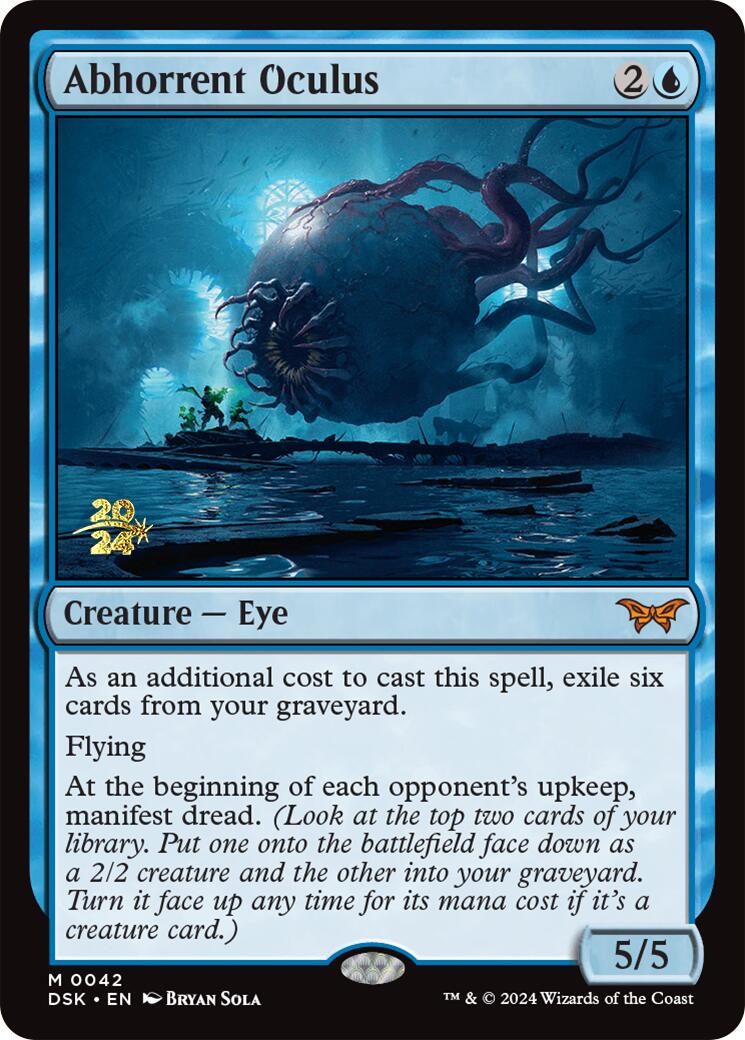 Abhorrent Oculus [Duskmourn: House of Horror Prerelease Promos] - Destination Retro