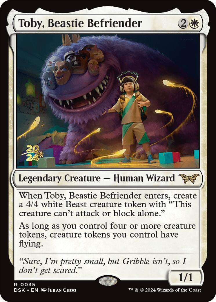 Toby, Beastie Befriender [Duskmourn: House of Horror Prerelease Promos] - Destination Retro