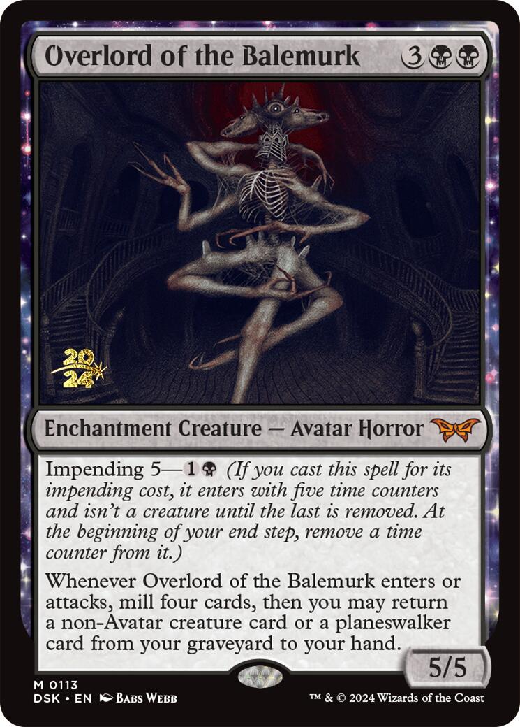 Overlord of the Balemurk [Duskmourn: House of Horror Prerelease Promos] - Destination Retro