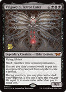 Valgavoth, Terror Eater [Duskmourn: House of Horror Prerelease Promos] - Destination Retro