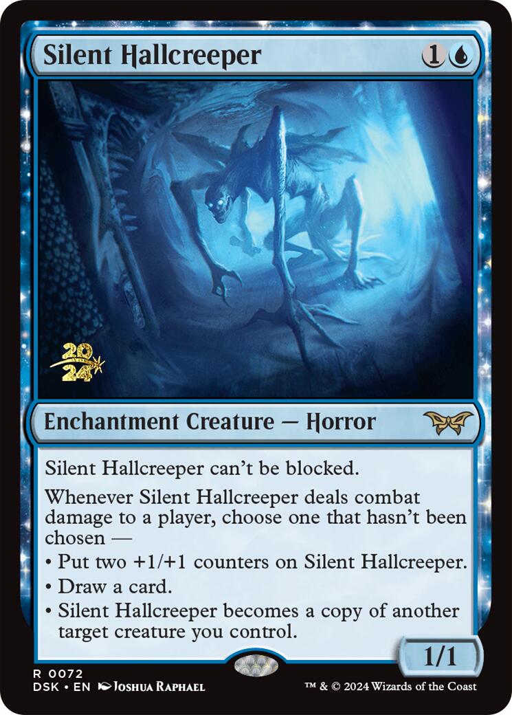 Silent Hallcreeper [Duskmourn: House of Horror Prerelease Promos] - Destination Retro