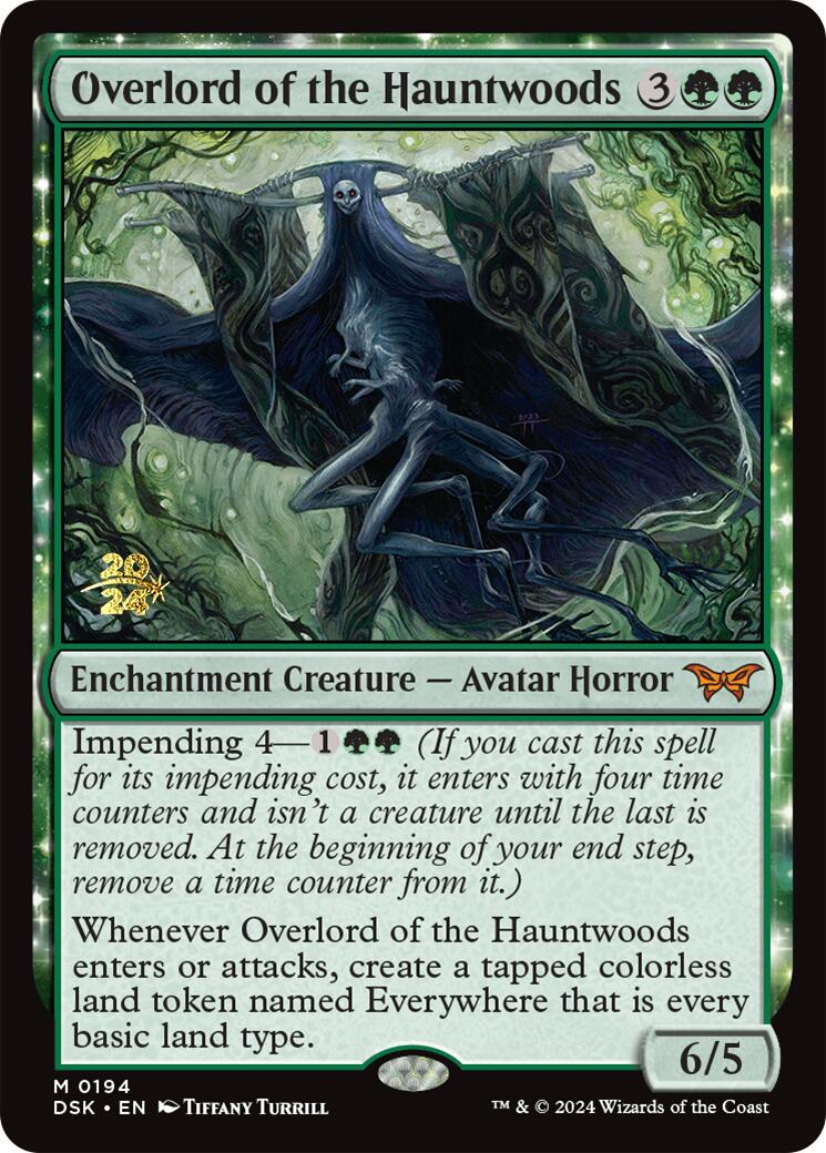 Overlord of the Hauntwoods [Duskmourn: House of Horror Prerelease Promos] - Destination Retro