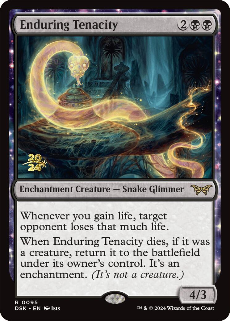 Enduring Tenacity [Duskmourn: House of Horror Prerelease Promos] - Destination Retro