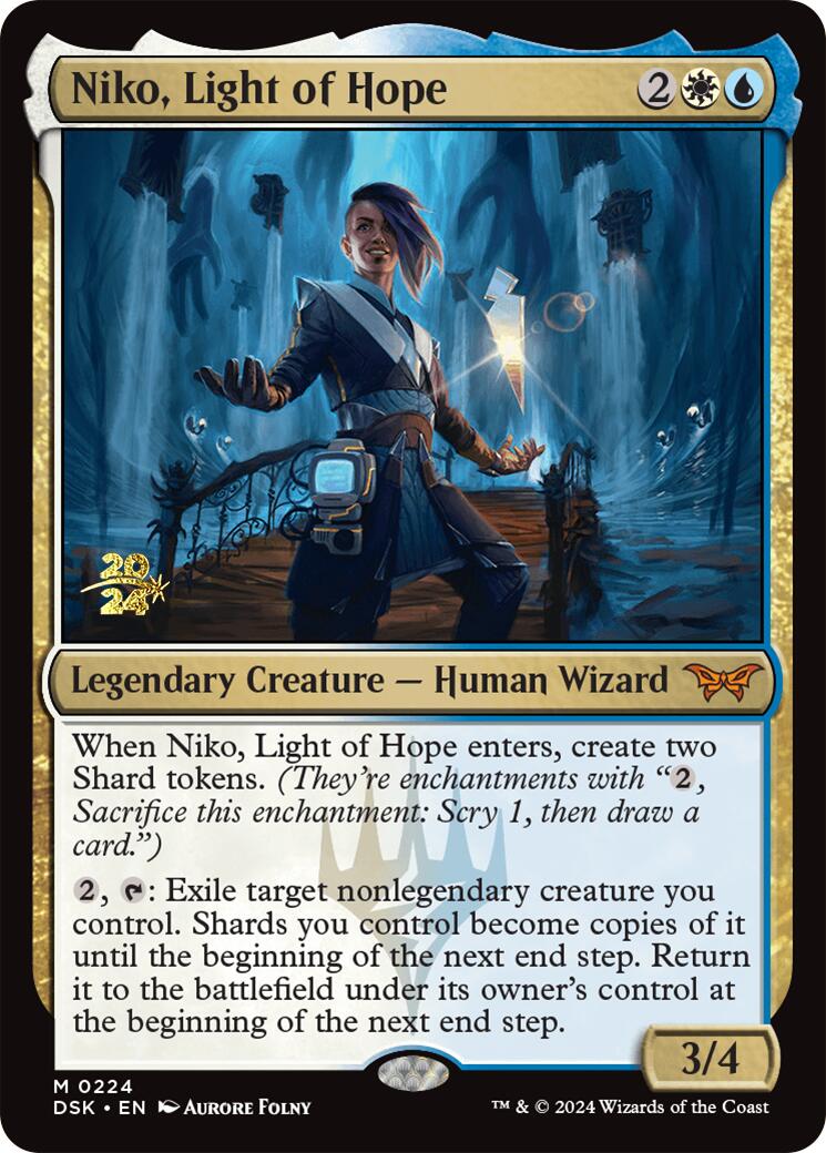 Niko, Light of Hope [Duskmourn: House of Horror Prerelease Promos] - Destination Retro