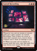 Cursed Recording (0131) [Duskmourn: House of Horror Prerelease Promos] - Destination Retro