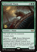 Balustrade Wurm [Duskmourn: House of Horror Prerelease Promos] - Destination Retro