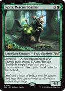 Kona, Rescue Beastie (0187) [Duskmourn: House of Horror Prerelease Promos] - Destination Retro