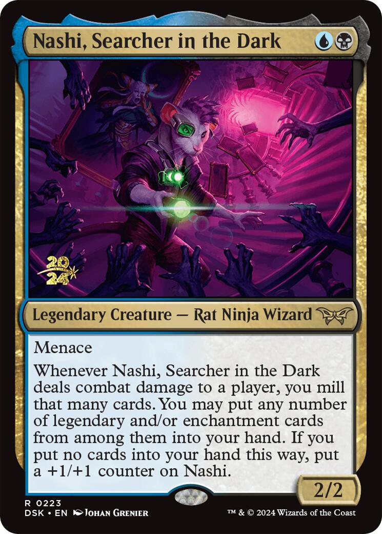 Nashi, Searcher in the Dark [Duskmourn: House of Horror Prerelease Promos] - Destination Retro