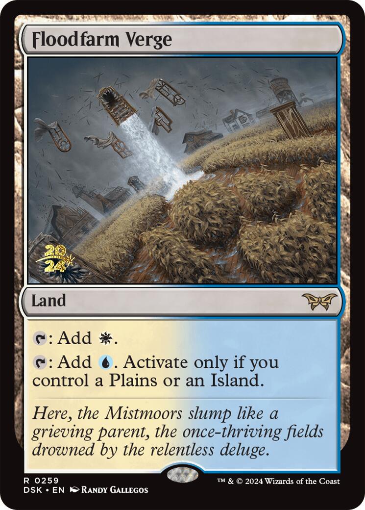 Floodfarm Verge [Duskmourn: House of Horror Prerelease Promos] - Destination Retro